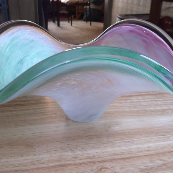 vintage murano art glass bowl